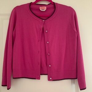 Kate Spade New York Full Button Pink Cardigan, SZ M. Dry clean only